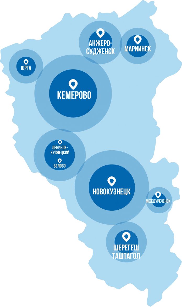 Карта радиостанций Рекламного Агентства Европа